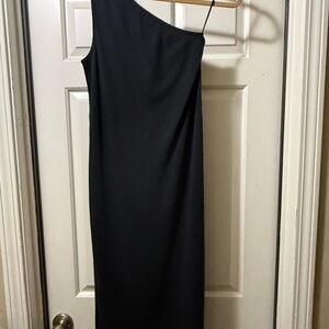 GAP Black One-Shoulder Dress